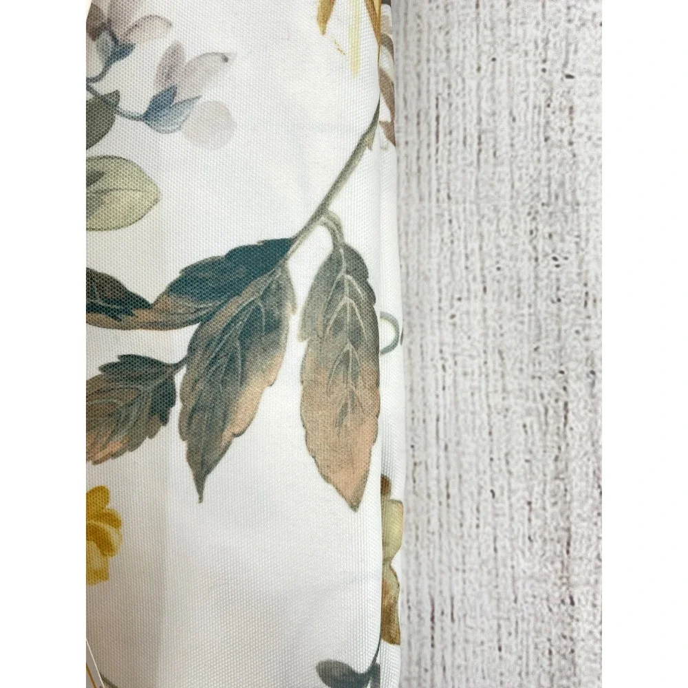 Benson Mills Fall Blossoms Tablecloth 60x84 Floral Spillproof Leaves Autumn